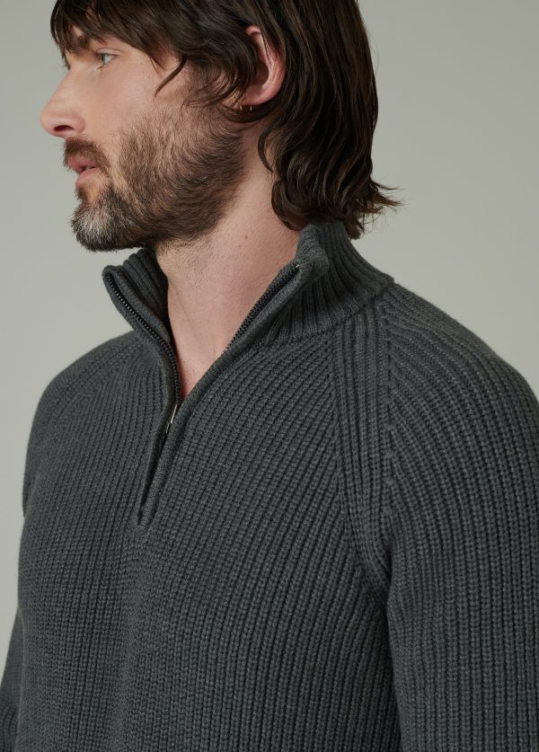 ARCHIE QUARTER ZIP SWEATER - Image 4
