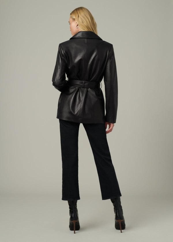 THE ROMA BELTED LEATHER JACKET - Image 6
